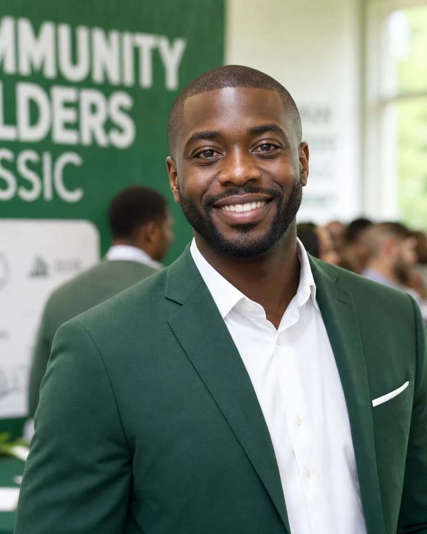 A guest at the Community Builders Classic reception